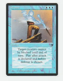 Magic the Gathering ~ MTG ~ 1x Teleport ~ LEGENDS ~ M/NM - Image 1