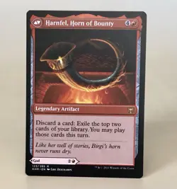 MTG Birgi, God of Storytelling / Harnfel, Horn of Bounty KHM NM - Image 2
