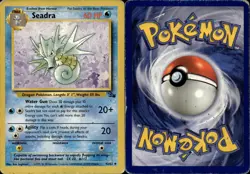 SEADRA 42/62 UNCOMMON FOSSIL POKEMON UNLIMITED HP - Image 1