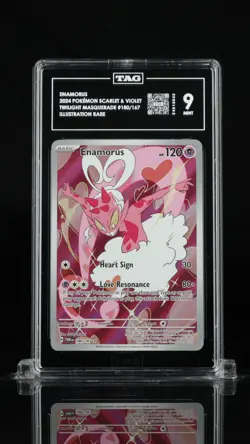 Enamorus 180/167 Illustration Rare Twilight Masquerade Pokemon Tag 9 Mint - Image 1