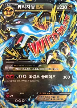 Wild Blaze Mega Charizard EX 2014 Korean Edition 055/080, DMG, EBP-0060 - Image 1