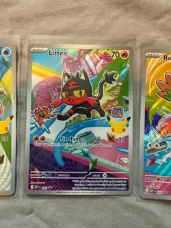 First Partner Illustration Collection Series 1 Gen 7 Pokemon TCG Set- NM - Image 3
