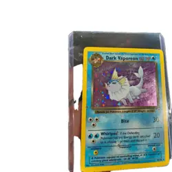 Pokemon TCG Dark Vaporeon Legendary Collection Holo HP/damaged - Image 3