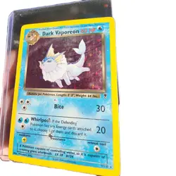 Pokemon TCG Dark Vaporeon Legendary Collection Holo HP/damaged - Image 5