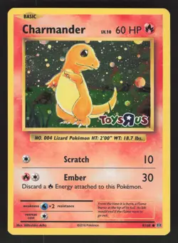Charmander 9/108 Pokemon TCG Toys R Us Promo LP - Image 1