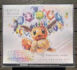 Pokemon Prismatic Evolutions Pokemon Center ETB Elite Trainer Box SEALED TCG - Image 1