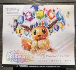 Pokemon Prismatic Evolutions Pokemon Center ETB Elite Trainer Box SEALED TCG - Image 2