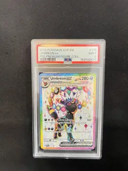 2025 POKEMON SVP EN-SV BLACK STAR PROMO #176 UMBREON EX PSA 9 - Image 1