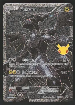 Zekrom 114/114 Pokemon TCG Celebrations: Classic Collection NM - Image 1