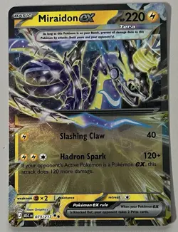 Pokemon Ascended Heroes Miraidon ex Basic Double Rare HoloFoil #073/217 - Image 1