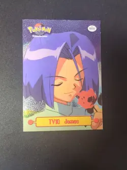 TV10 James Holo Topps Animation Edition Pokemon LP - Image 1