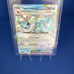 Pokemon Vaporeon EX 23/131 Prismatic Evolutions Ultra Rare Holo - Image 2