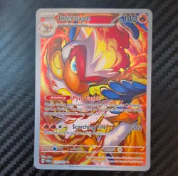 Pokemon TCG Twilight Masquerade Holo ex Lot infernape Growlithe 6 English - Image 3