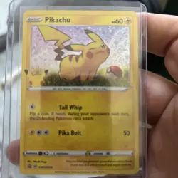 Pikachu General Mills Promo Holo Pokemon Sword & Shield Black Star #SWSH039 S12 - Image 1