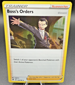Pokemon TCG Boss's Orders 154/192 Swsh02: Rebel Clash Holo - Image 1