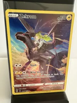 Zekrom Pokemon TCG Ultra Rare Holo TG05/TG30 Brilliant Stars 2022 - Image 1