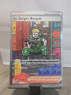 Pokemon Lt. Surge's Bargain Sir Mega Evolution 185/132 NM English - Image 1