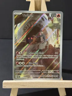 Pokemon TCG Torkoal 172/167 Twilight Masquerade Illustration Rare NM/M Condition - Image 1