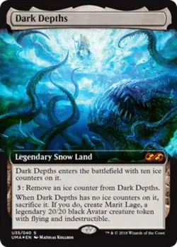 1x Dark Depths - Foil NM-Mint, English Ultimate Masters Box Toppers MTG Magic - Image 1