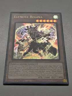 Elfnote Regina BLZD-EN014 Secret Rare Yugioh 1st Edition Blazing Dominion NM - Image 3