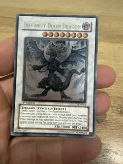 Infernity Doom Dragon TSHD-EN042 1st Edition Ultimate Rare YuGiOh! NM EURO - Image 1