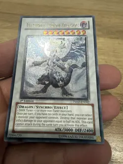 Infernity Doom Dragon TSHD-EN042 1st Edition Ultimate Rare YuGiOh! NM EURO - Image 4