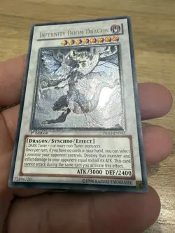 Infernity Doom Dragon TSHD-EN042 1st Edition Ultimate Rare YuGiOh! NM EURO - Image 5
