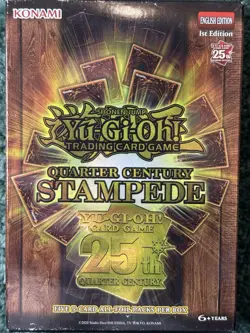 Yugioh Quarter Century Stampede Mini Box Lot of 5 Factory Sealed Brand New - Image 2