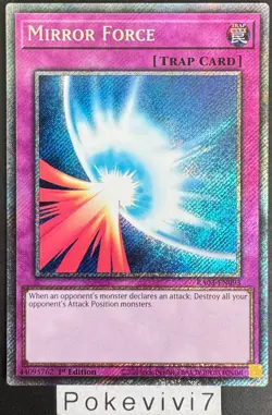Carte YU-GI-OH! MIRROR FORCE RA03-EN093 PSR NEUF - Image 1