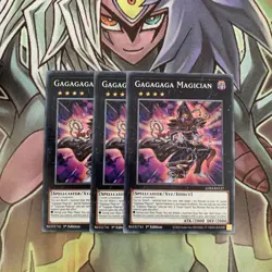 LDS3-EN127 x3 Gagaga Magician Common Excellent Condition Yugioh - Image 1