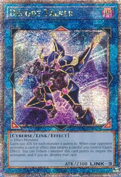 YUGIOH: 1x Decode Talker (Quarter Century Secret Rare) TN23-EN009 NM - Image 1