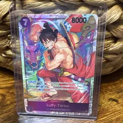 One Piece CCG Luffy-Tarou Character Starter Deck 18 Foil ST18-005 8000 Power - Image 1