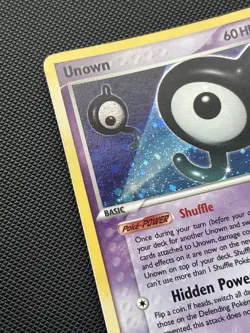 Pokemon Card EX Unseen Forces Holo Unown J J/28 - Image 4