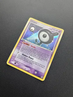 Pokemon Card EX Unseen Forces Holo Unown J J/28 - Image 5