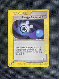 Pokemon Card Energy Removal 2 140/165 Expedition Base Set NM/LP - Image 1
