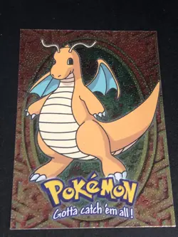 Dragonite [Foil] #E12 trading card from the 1999 Topps Pokemon Movie Evolution - Image 1