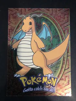 Dragonite [Foil] #E12 trading card from the 1999 Topps Pokemon Movie Evolution - Image 4