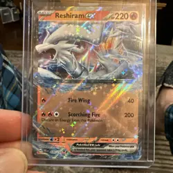 Pokemon TCG: Journey Together Stamped Promo Card Reshiram ex 030 - Image 1
