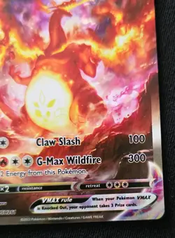 Pokemon TCG Charizard VMAX SWSH261 Holo Promo Card Near Mint Condition - Image 4