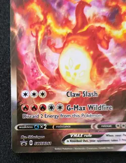 Pokemon TCG Charizard VMAX SWSH261 Holo Promo Card Near Mint Condition - Image 5