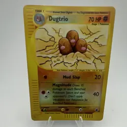 Pokemon Dugtrio 010/165 Expedition Base Set Reverse Holo Rare 70 HP Card - Image 2