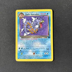Pokemon Card Team Rocket Dark Gyarados 25/82 Non Holo WOTC - Image 1