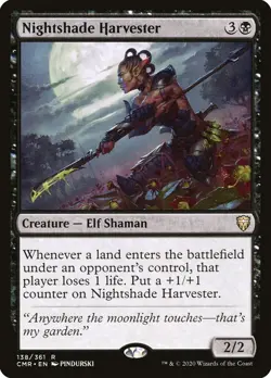 MTG Nightshade Harvester [Commander Legends] Foil Near Mint Magic - Image 1