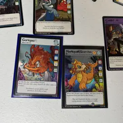Neopets Trading Cards 2003 2004 Vintage Neopets TCG Nm Near Mint 2 Holos lot - Image 2