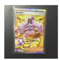 Pokemon Jacinthe 122/088 Holo Rare Full Art POR Trainer Supporter Card 2023 - Image 1