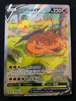 Charizard V SWSH260 Alternate Art Full Art Holo Promo Pokemon Card Near Mint - Image 1