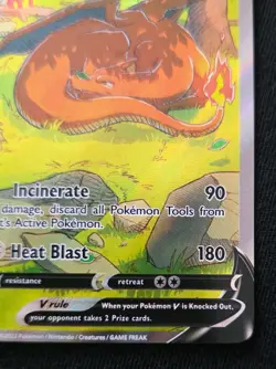 Charizard V SWSH260 Alternate Art Full Art Holo Promo Pokemon Card Near Mint - Image 4