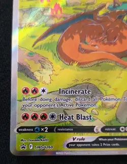 Charizard V SWSH260 Alternate Art Full Art Holo Promo Pokemon Card Near Mint - Image 5