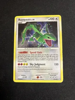 RAYQUAZA Legends Awakened Holo Card 14/146 Rare VERY CLEAN . NICE SWIRL - Image 1