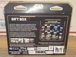 New & Sealed! Star Wars: Unlimited Gift Box 8 Booster Packs & 3 Exclusive Cards - Image 2